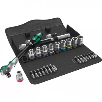 WERA Zyklop Speed komplet ragljastih ključev 1/2 inch + nastavki, 28-delni