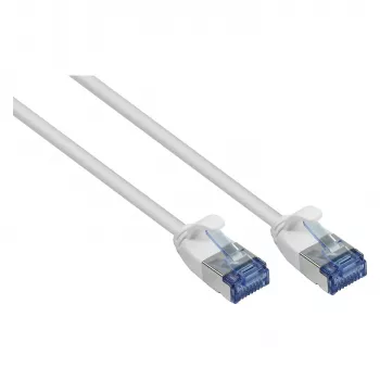 Patch kabel GoodConnections RNS SlimLine Cat.6A U/FTP PiMF LSZH 500MHz, baker, bel, 3m