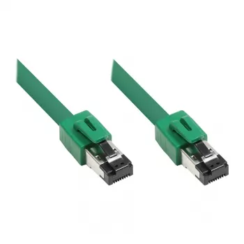Patch kabel GoodConnections RNS® Cat. 8.1, S/FTP, PiMF, LSZH, 2000MHz, 40Gbit/s, zelen, 2m