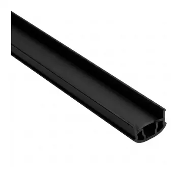 SYNERGY21 LED U-profil ALU014 PMMA opalni difuzor črn 2000mm