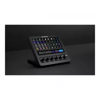 Corsair Elgato Stream Deck+ XL 10GBX9901 krmilnik, 36 programirljivih tipk, 6 vrtljivih gumbov, LCD zaslon na dotik, USB, črn