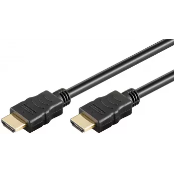 Goobay 80103 mehki HDMI kabel High-Speed z Ethernet 2 m črn