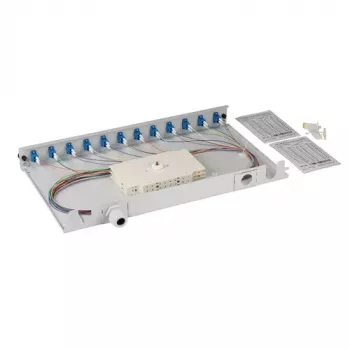 Spojna omarica EFB Elektronik LC 9/125 OS2 izvlečna 48 pigtailov Offset/24 adapterjev