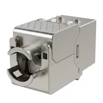 EFB RJ45 Keystone Slimline Cat.6A oklopljen iz tlačno litega cinka 10GE