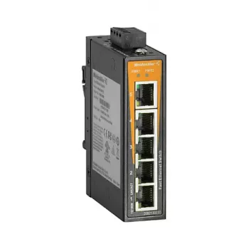 WEIDMUELLER IE-SW-EL05-5TX neupravljano industrijsko stikalo Fast Ethernet, 5x RJ45, DIN letev