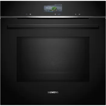 SIEMENS HM736GAB1 iQ700 vgradna pečica z mikrovalovno pečico, črna, 60 cm, Home Connect
