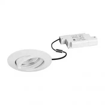 Brumberg 39373073 BB13 komplet vgradnih LED reflektorjev, okrogli, beli, 6 W, 3000 K, fazno zatemnljivi, vrtljivi
