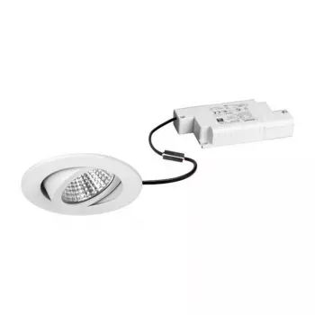 Brumberg 39353073 DAMITA LED stropni reflektor okrogel bel 6W 230V IP65 vrtljiv zatemnjiv s faznim odrezom 3000K topla bela