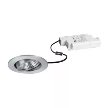 BRUMBERG DAMITA komplet LED vgradnih reflektorjev okrogel aluminij 6W 230V IP65 vrtljiv fazno zatemnjiv 3000K