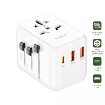 4SMARTS Nomad World potovalni adapter 20W