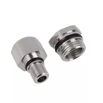 Aqua Computer komplet adapterjev ravni Eheim 1046 na G1/4 inch notranji navoj - srebrn