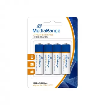 MEDIARANGE MRBAT154 litijeva baterija AA 1,5V paket 4 kosov
