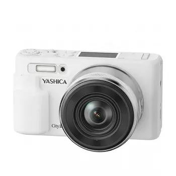 Yashica City 200 digitalni kompaktni fotoaparat, 10x optični zoom, bel