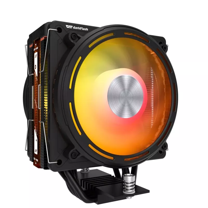 Darkflash E400 PLUS aktivni hladilnik procesorja, črn