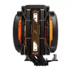 Darkflash E400 PLUS aktivni hladilnik procesorja, črn
