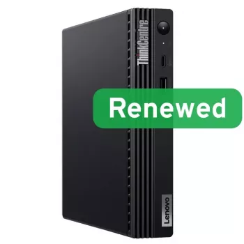 Lenovo ThinkCentre M70q Tiny namizni računalnik, Intel Core i5-10400T, 8GB RAM, 256GB SSD, Intel UHD Graphics 630, Windows 11 Pro, obnovljeno razred B