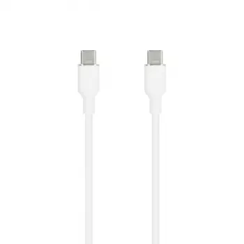 SEEK TOTI silikonski kabel USB-C na USB-C 1m 3A bel