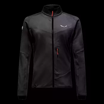 Salewa Sella Crevasse ženska flis jakna Black Out