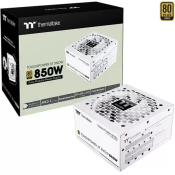 Thermaltake Toughpower XT Snow 850W ATX 3.1 80 PLUS Gold popolnoma modularno napajanje