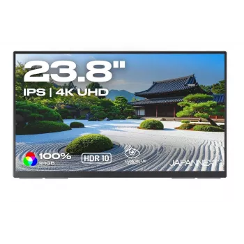 JAPANNEXT 60,5 cm (23,8 inch) JN-MD-IPS238U-C6 4K UHD IPS zaslon HDMI USB-C črn