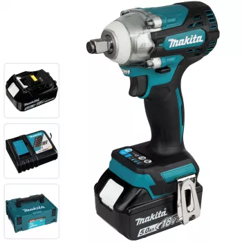 Makita DTW300TJX7 akumulatorski udarni vijačnik 1/2 inch kvadratni pogon z dodatno baterijo