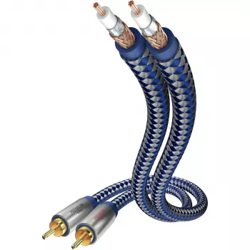 in-akustik Premium avdio kabel RCA na RCA, 5,0 m