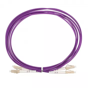 Extralink LC/UPC na LC/UPC patch kabel, multimode OM4 dupleks, 3,0 mm, 3 m