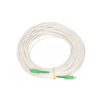 Extralink patch kabel SC/APC-SC/APC, LSOH, singlemode, simpleks, G.657A2, 3 mm, 15 m, bel