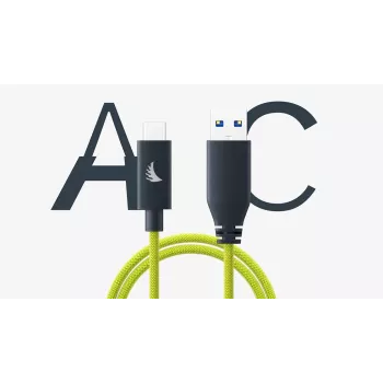 Angelbird USB-A na C 3.2 Solid Flex kabel limeta 1 ft UAC3SFL32