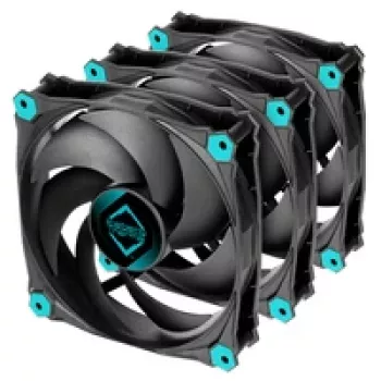 Iceberg Thermal IceGALE Silent 120mm črni ventilator ohišja 3 kosi