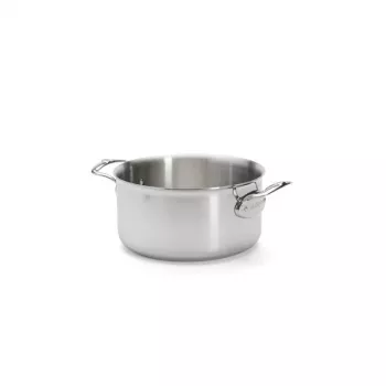 De Buyer Affinity kozica z ročajem iz nerjavnega jekla s pokrovom 24 cm