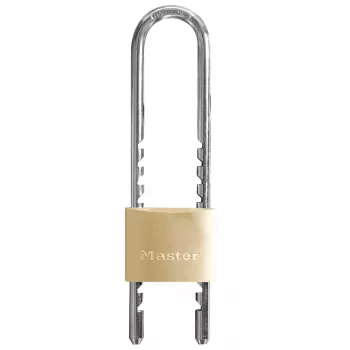 Master Lock 1950EURDCC nastavljiva obešanka 50 mm masivno medeninasto ohišje zaklepanje s ključem
