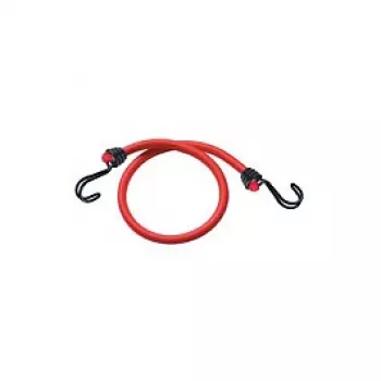 Master Lock 3020EURDAT jermen za prtljago z dvojno žico in kavljem – 0,6 m – 40 kg – rdeč – 2 kosa