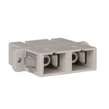 Tripp Duplex optični spojnik MMF/SMF multimode singlemode SC/SC – omrežni spojnik – SC multimode (bež)