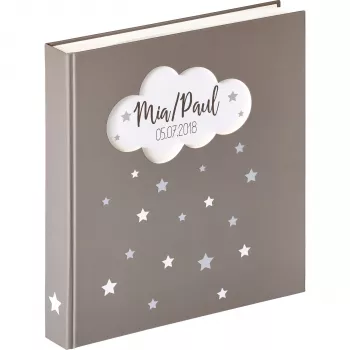 Walther Design Baby Magical foto album rjav/bel 50 strani 28x31 cm UK-205