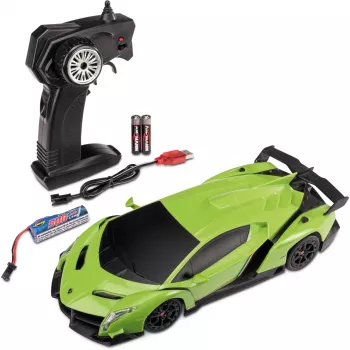 Carson 1:24 Lamborghini Veneno 2.4G 100% RTR RC avto zelen