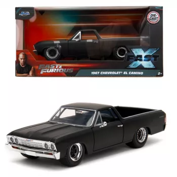 Jada Fast & Furious 1967 Chevrolet El Camino 1:24 die-cast model avtomobila (srebrn)