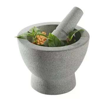 GEFU CRUNCHY granitni možnar in pestilo komplet - 2 kosa