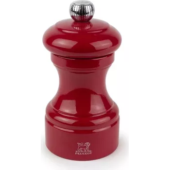 Peugeot Saveurs Bistro mlinček za sol 10 cm Passion Red lakiran les