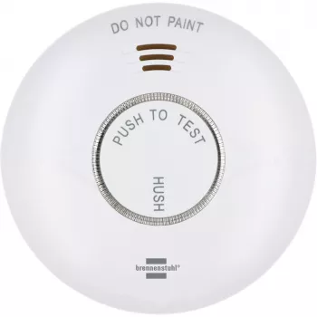 Brennenstuhl Connect Wi-Fi RM A 3020 pametni detektor dima z upravljanjem prek aplikacije, na baterije, 120 mm x 36 mm, bel