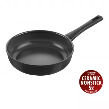 ZWILLING Madura Plus 24 cm ponev za saute, črna, aluminij