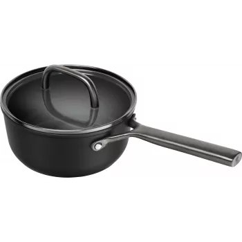 ZWILLING Milano kozica s pokrovom iz stekla 18 cm, črna (1035051)