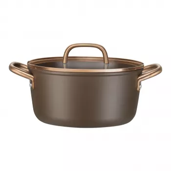 ZWILLING Milano lonec za juho s pokrovom iz stekla 24 cm, rjav