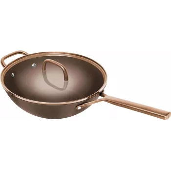 ZWILLING Milano vok s steklenim pokrovom 30 cm, rjav