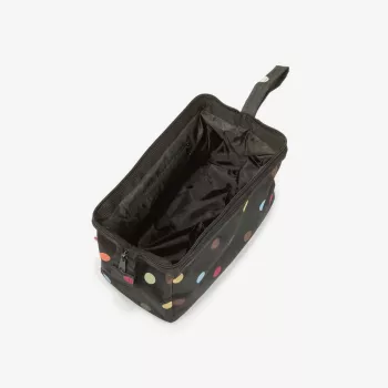 Reisenthel WC7009 Travel Cosmetic Dots torbica za toaletne potrebščine – večbarvni poliester z zadrgo, 3 žepi