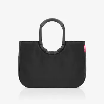 Reisenthel Loopshopper L nakupovalna torba črna 25L aluminijasti ročaji