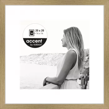NIELSEN DESIGN Aura Oak 20x20 lesen okvir za slike s paspartujem 1115002