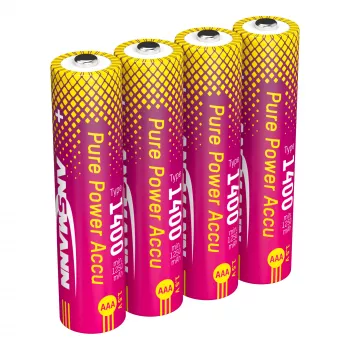 ANSMANN PurePower AAA 1400 mAh 1,5 V Li-Ion polnilne baterije, 4 kosi (1311-0034)