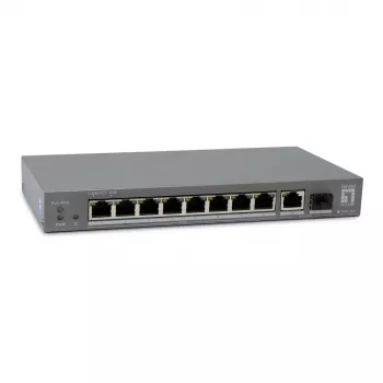 LevelOne PoE+ stikalo 8xGE PoE/1xGE/1xSFP 120W neupravljano plastično