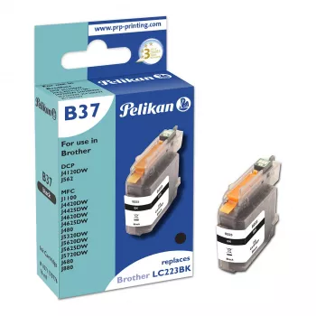Pelikan B37 kompatibilna kartuša s črnilom za Brother LC-223BK, črna, 600 strani